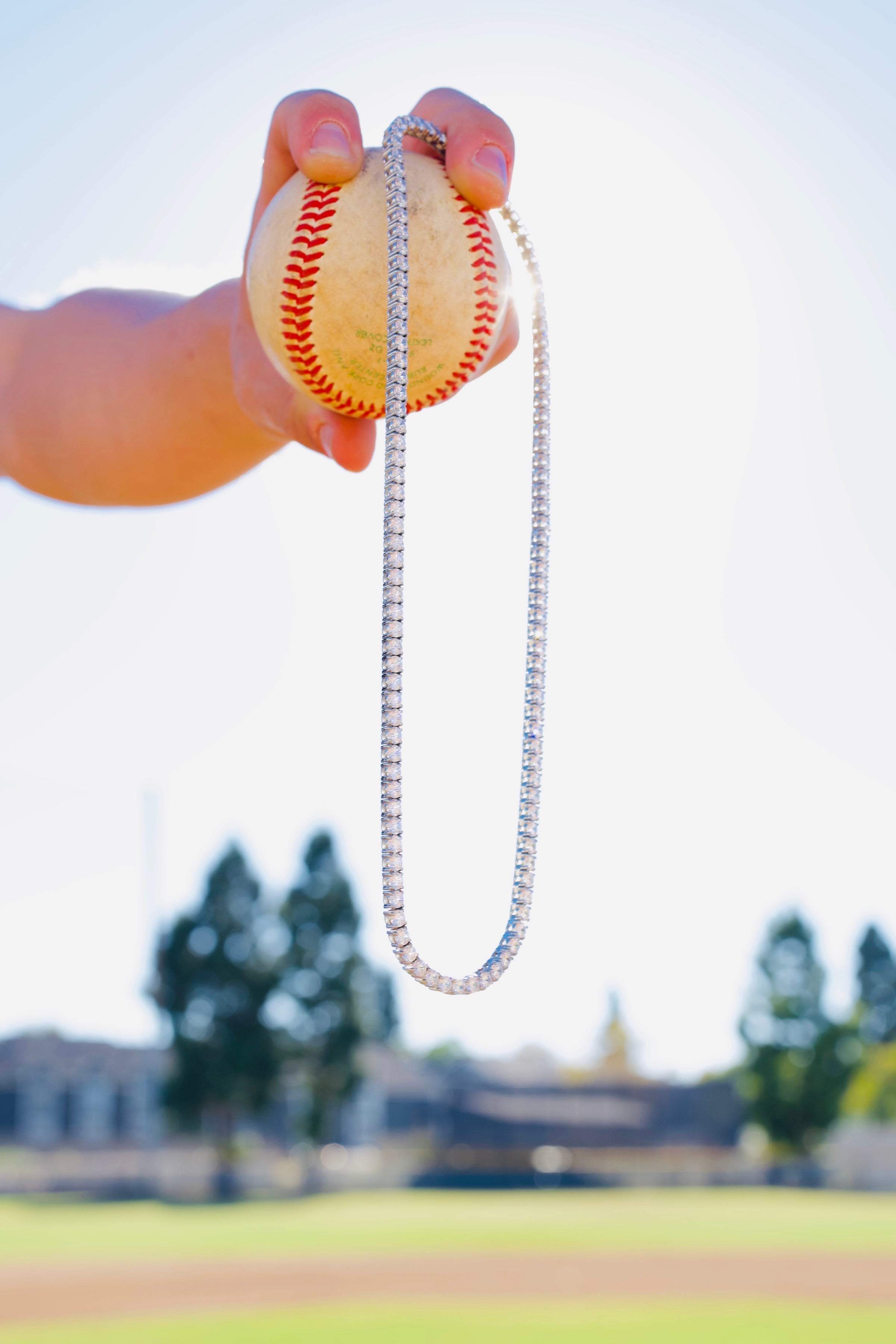 Elevate Your Style with the Dazzling 3Mm Silver Tennis Chain