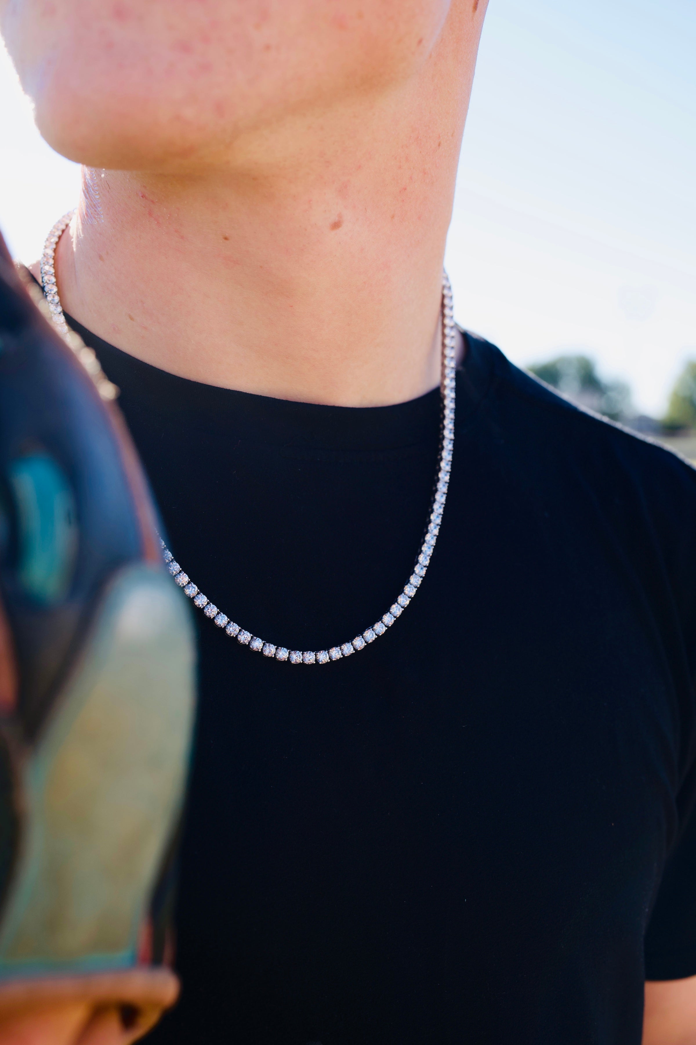 Elevate Your Style with the Dazzling 3Mm Silver Tennis Chain